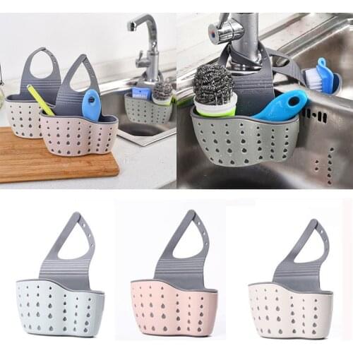 Sponge Drain Holder Sink Shelf Soap Sponge Drain Rack Soap Sucker Storage Rack Basket Utensils Bathroom Kitchen Accessory