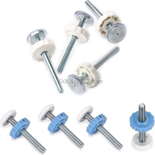 Pressure Mounted Baby Gates Threaded Spindle Rods,4Pcs Spindle Screw Mounted Bolts Kit for Stair Gates Dog Gate