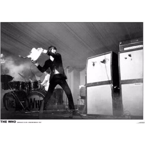 Home Decor The Who - Music-Silk Art Poster Wall Sticker Decoration Gift