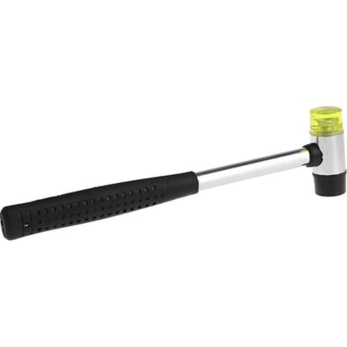 25mm Double Face Soft Touch Hammer Rubber Hammer Leather DIY Tool