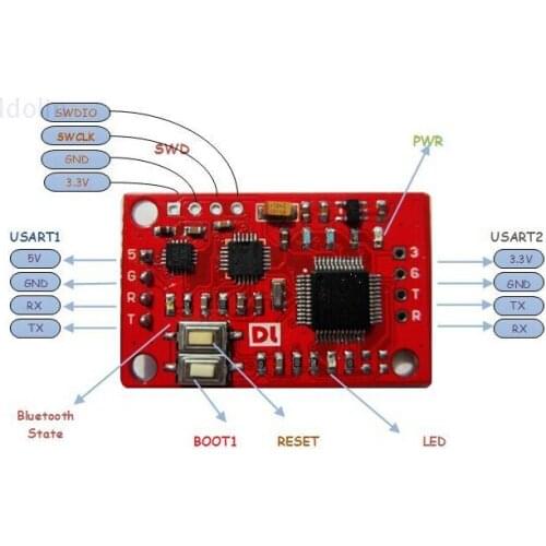 AHRS AHRS STM32 MPU6050 HMC5883 9DOF Kalman filter provides nine axes