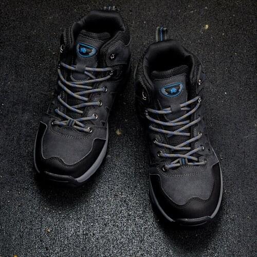 2019 New Winter Plush Waterproof Snow Boots Shoes Warm Winter Mens Sneakers Footwear Fashion Outdoor Ankle Boots Mens Boots
