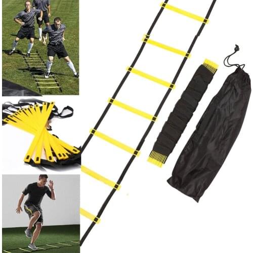 Nylon Straps Training Ladders Agility Speed Ladder Stairs Agile Staircase for Fitness Soccer Football Speed Ladder Equipment