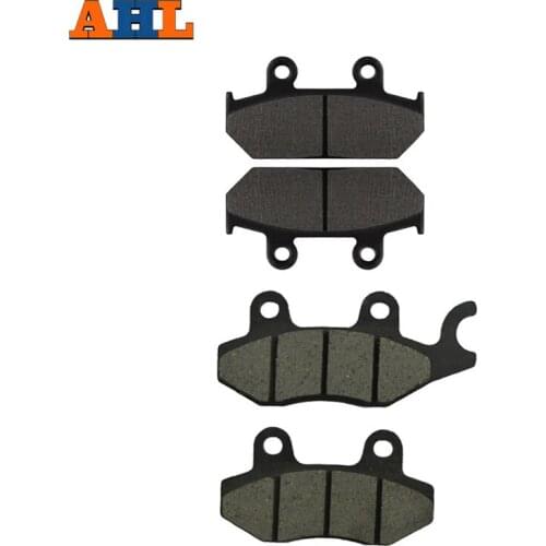 Motorcycle Front and Rear Brake Pads for CAGIVA E 900 ie Lucky Explorer / GT 1991-1992 Black Brake Disc Pad