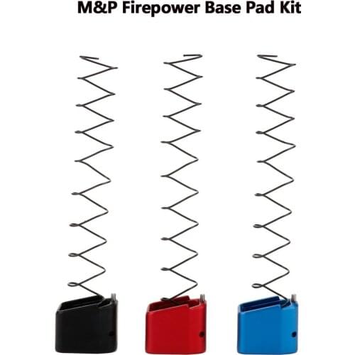 Magazines Base Pad CNC Hunting Tool Plus Extension With Spring For IPSC USPUA Extension For Smith Wesson M&P +5/6 9/40