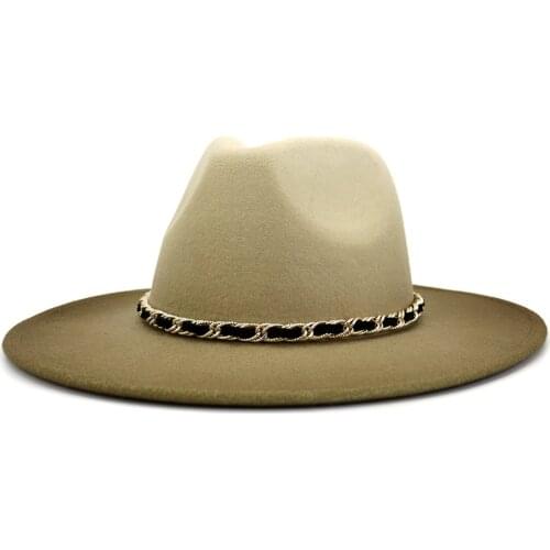 2021 Winter Autumn Imitation Woolen Women Men Ladies Fedoras Top Hat Jazz Caps European American Round Caps Bowler Hats 56-58CM