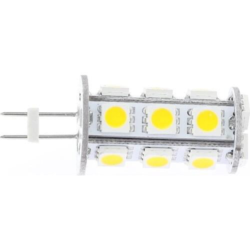 Free Shipment Dimmable Led G4 Bulb 12V 18PCS 5050SMD White 360-396LM Tower Type 3W 5pcs/lot
