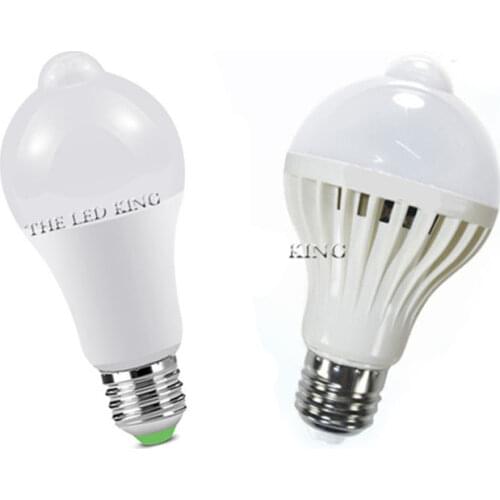 12W 15W 18W 20W LED Motion sensor lamp E27 Universal Safety Night Light AC 110V 220V Saving Energy LED Bulbs PIR Decor Ampoule