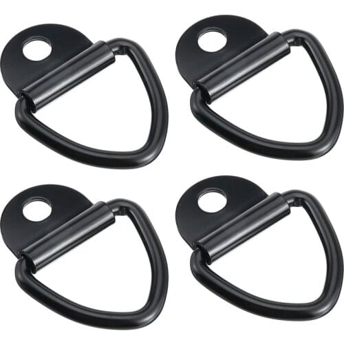 4pcs Tie Down Lashing Ring Zinc Plated Fixed Anchor Accessories For Truck Trailer for Van Boat Horsebox