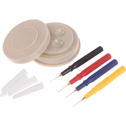 4 Pcs Oiler Pen Needle With Oil Cup Watch Clock Repair Tool Kit For Watchmakers