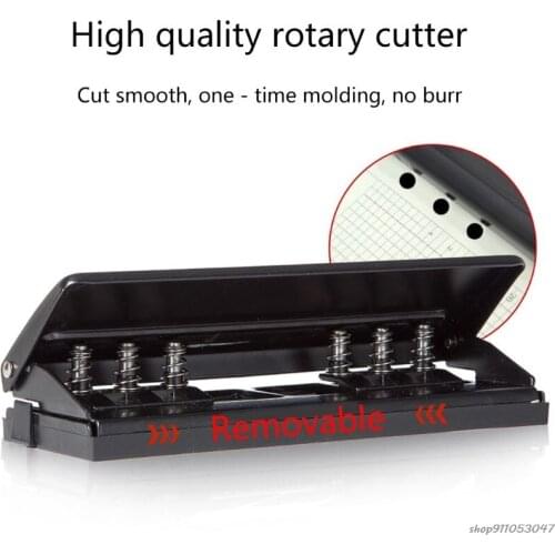 6 Holes Puncher Punch Office Binding Supplies Student Stationery Equipment Tool A10 21 Wholesales