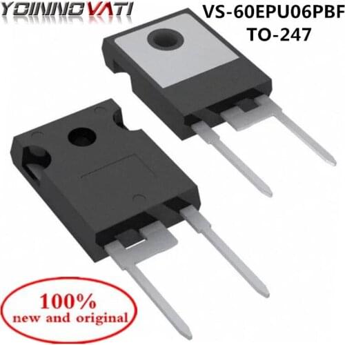 60EPU06 60EPU06PBF VS-60EPU06PBF TO-247 fast recovery diode 60A 600V 100% new and original
