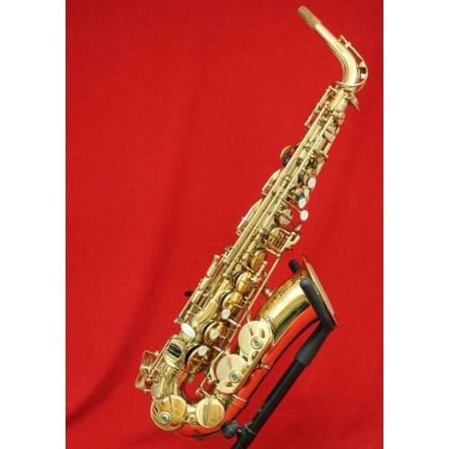 Blessing Elkhart Alto Saxophone in Gold Lacquer with Case, mouthpiece, gloves, reeds, straps