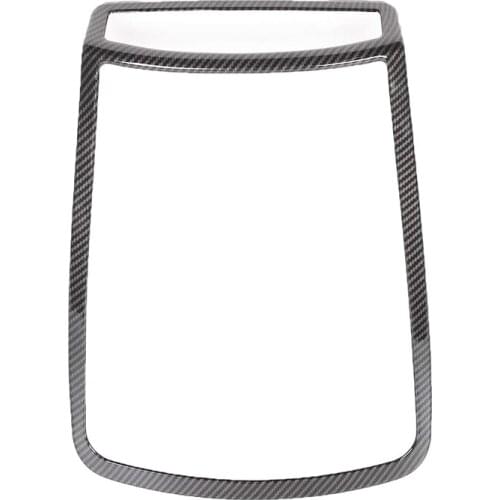 For Ford F150 2015-2020 Car Reading Light Lamp Decoration Frame Cover Trim Ring Interior Accessorie,Carbon Fiber Grain