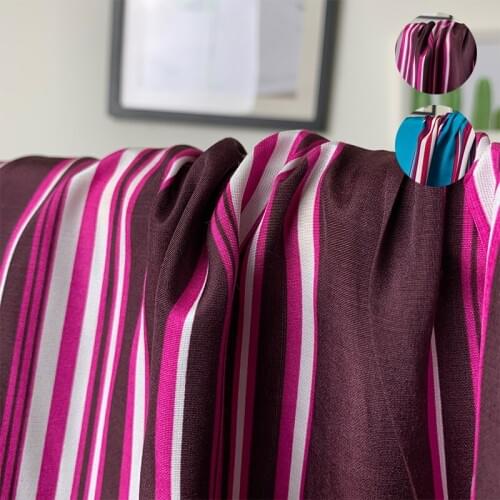 White Waxberry 2-colour 115cm 83g/m White and white vertical strip silk cotton fabrics clothes Garment sewing materials Free shi