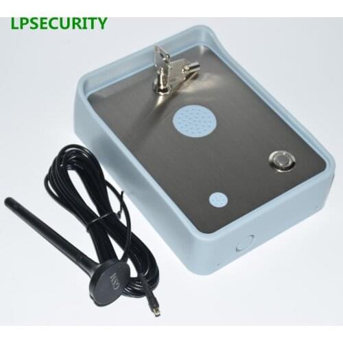 LPSECURITY 4G GSM intercom wireless door lock and gate opener access controller and service help calling