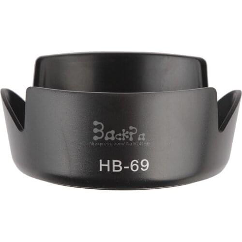 Camera Lens Hood 52mm Bayonet HB-69 Fits for AF-S DX 18-55mm f/3.5-5.6G VR II Lens
