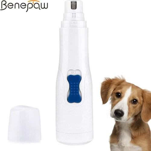 Benepaw Electric Pet Nail Grinder Effective Portable Safe Quite Small Medium Large Dog Nail Grooming Gentle Paw Care Trimmer