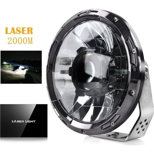 Vintage Style High Lumen Off Road Fog Searchlight Spot Beam Round 7" 13000Lm Led Laser Driving Spot Headlight