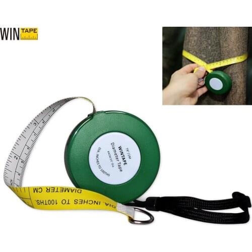 WINTAPE Portable Tape Measure Multi-specification Metric Inches 100ths Diameter Measuring Tool Special Automatic Measuring Tape