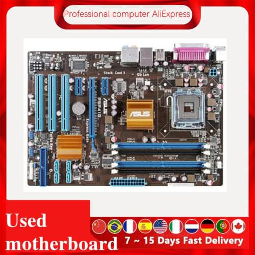 For Asus P5P41D Desktop Motherboard G41 Socket LGA 775 DDR2 Original Used Mainboard On Sale