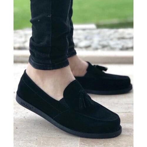 Knack Loafer Men Shoes 007 Black
