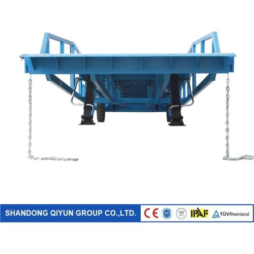 Qiyun Hot Sale Product 6 T - 15 T Mobile Hydraulic Dock Leveler Container Loading and Unloading Ramp for Workshop Use