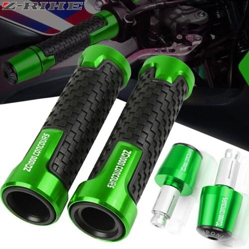7/8" 22mm Motorcycle CNC Handlebar Handle Har Grips Ends For KAWASAKI ZG1000 CONCOURS ZG1000CONCOURS 1992-2006 1993 1994 1995