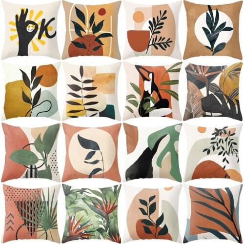 Geometric Pattern Blue Pillow Case 45*45 Throw Pillow Cases Pillowcases Decorative Pillows Sofa Chair Cushion Pillow Cover Case