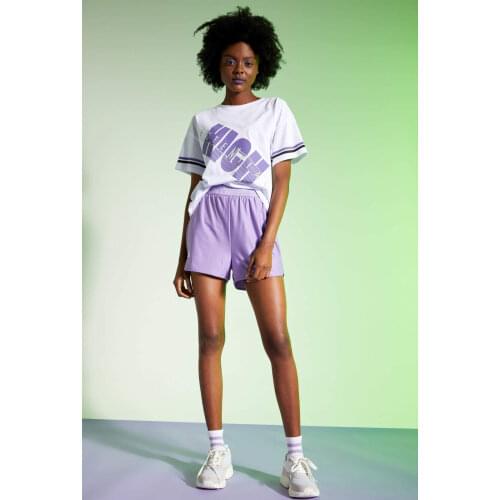 DeFacto İçi Kısa Şortlu Yüksek Bel Bermuda-U3966AZ21SM