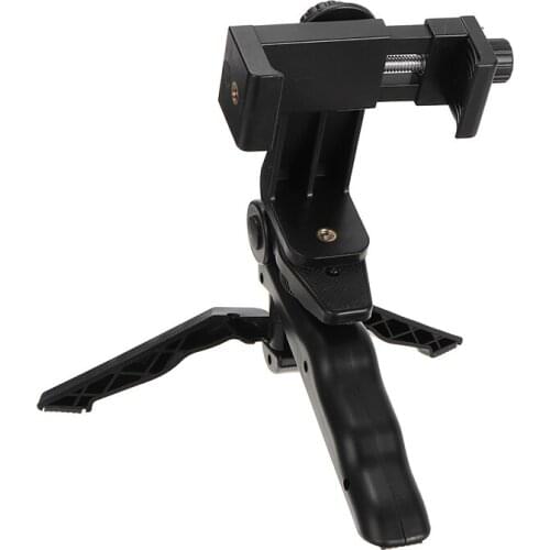 Pohiks Universal Handheld Video Stabilizer Mini Tripod Phone Grip Mount Holder Stand for Smart Mobile Cell Phone Stands Holders