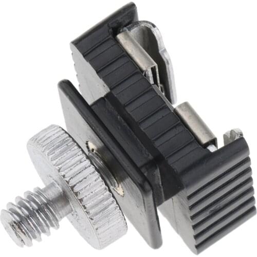 External Microphone Hot Shoe Adapter Mount for Camera Flash Speedlight 1/4"