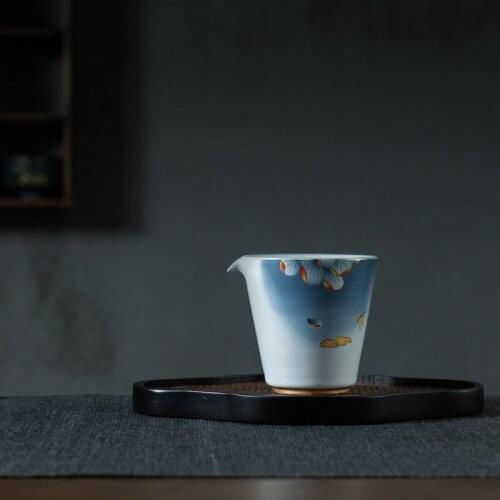 Azure Ruihe Fair Mug Fair Cup Style Porcelain Kung Fu Tea Set Large Tea Pitcher Tea Pot Tea Infusers Chahai Tea Accessories