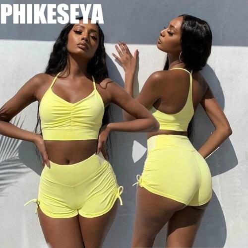 Women Seamless Yoga Suit Workout Sports Yoga Set Vest Short Crop Tops Hot Shorts 2 Piece Set Women Gym Clothing Super Elasticity