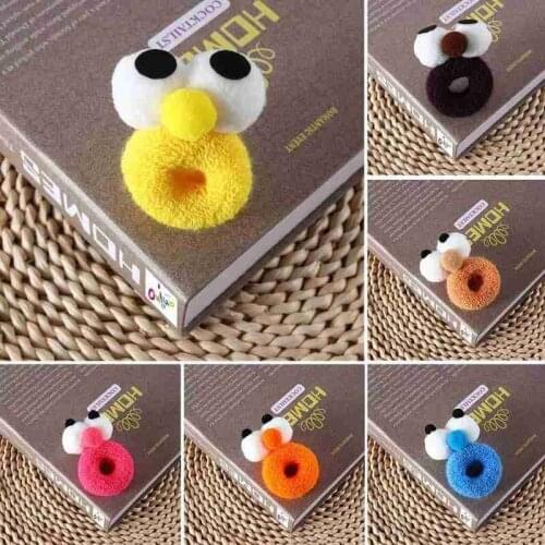1pc Cartoon Frog With Big Eyes Hair Ring Hair Rope Cute Hair Hairband Big Ties Hair Ring Accessories Eye Girls Hair Women