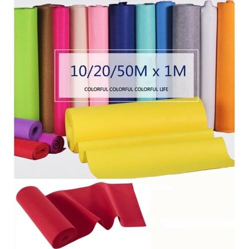 10/20/50M Outdoor Red Carpet Mats Aisle for Wedding Banquet Film Festivals Parties Celebrations Awards Events Decoration Carpet