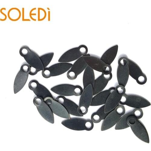100PCS Rotating Locks Buttons Brads Scrapbook Frame Hooks Notebook Decoration Black Christmas Valentines Day Decoration Home