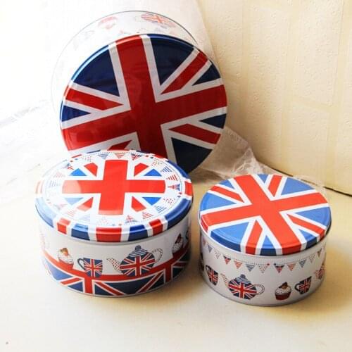 3pcs/lot Real Caixa Organizadora Basket Organizer free Shipping Word Flag Circle Packing Carton Storage Box Zakka Tin Tank