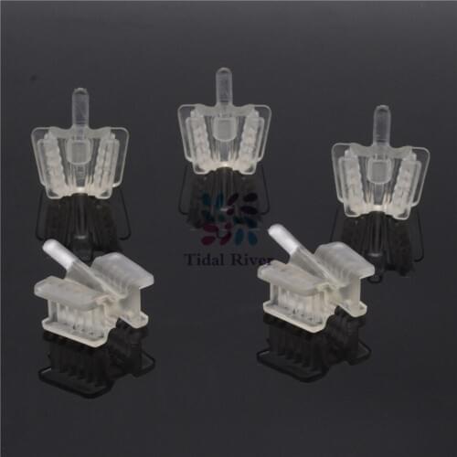 Silicone Mouth Prop Support Holding Saliva Ejector Suction Tip 5pcs(large size) with 5pcs Tips Aspirator Nozzles