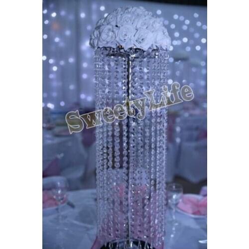 10pcs /lots)Acrylic crystal wedding centerpiece//70CM Tall