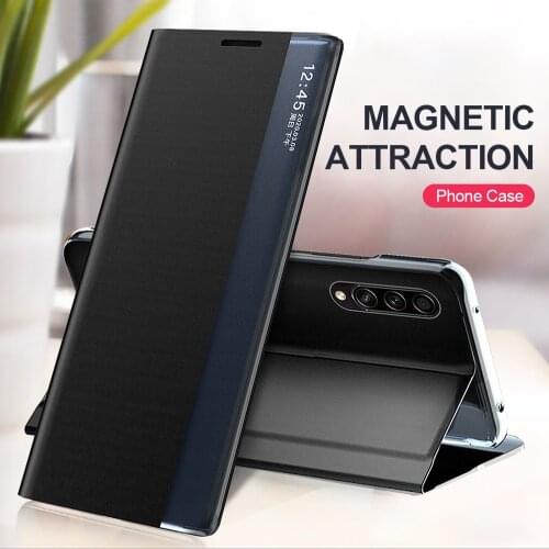 Smart Leather Flip case For huawei honor 9s 9c honer 10 lite 20 light 20s y5p y6p y7p 2020 stand book phone magnetic cover coque
