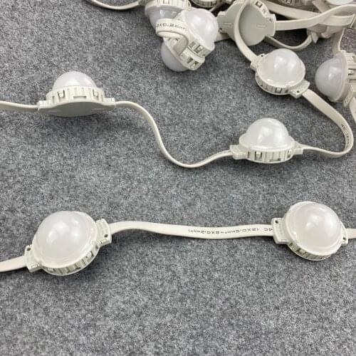 DC24V RGB standard DMX512(UCS512C3);5050 SMD addressable pixel module,1.68W(7LEDs);50mm diameter;IP68 rated;frosted cover