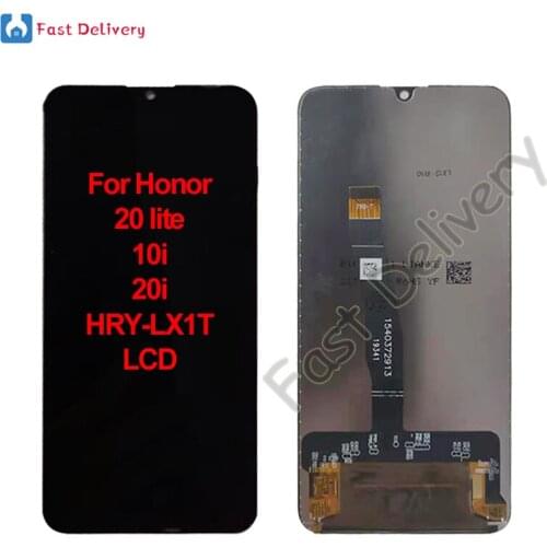For Honor 20 lite HRY-LX1T LCD For Honor 10i 20i lcd Display Touch Screen Digitizer Assembly Replacement Accessory 100% Tested