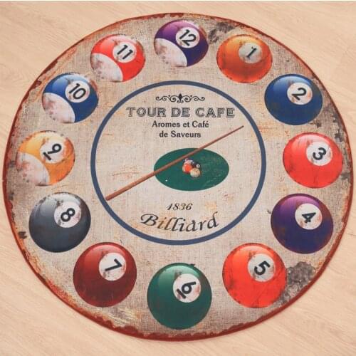 Beautiful rug 160CM Round Retro Billiards Carpets For Living Room Home Bedroom Rugs And Carpets Chair Area Rug Children Play Mat