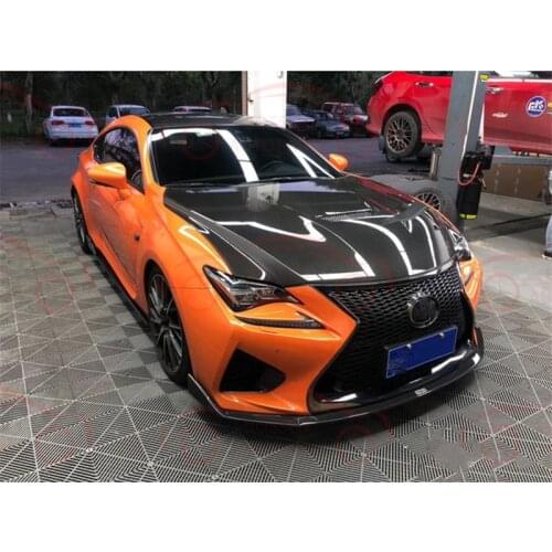 Suitable for Lexus rcf Carbon Fiber Front Lip, chin, small wrap, diffuser, body kit, auto parts