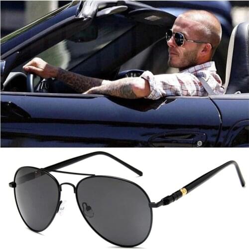 Sunglasses Men Polarized RB Brand Classic Metal Pilot Glasses For Women Brown Lens Fashion Style UV400 Gafas De Sol