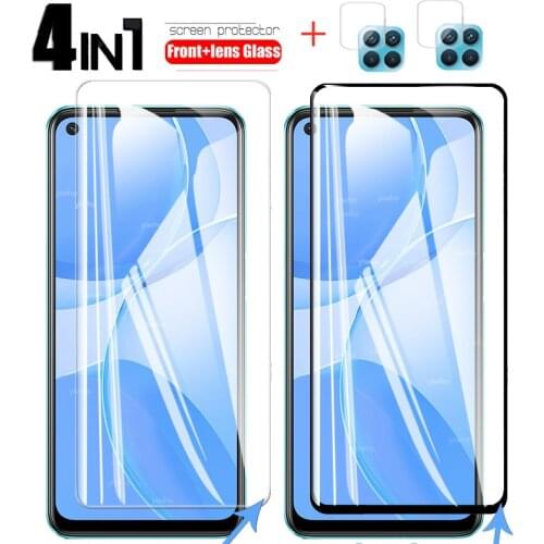 Tempered Glass on For Oppo A53 Screen Protector for Oppo A53 A53S A33 A93 A73 5g A33 Camera Glass for Oppo F17 Pro Glass