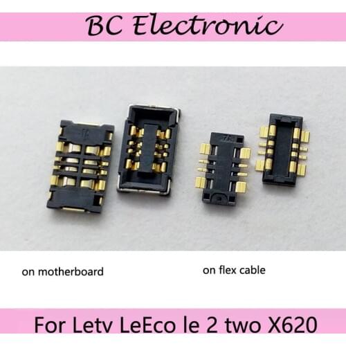 1 set Inner FPC Connector Battery Holder Clip Contact For Letv LeEco le 2 two X620 logic on motherboard mainboard For Letv le2