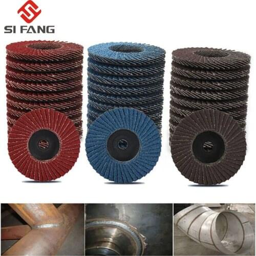 3Inch Flap Discs 75*10mm Grinding Wheels Sanding Discs 60/80 Grit For Angle Grinder polishing of Metal Wood 3/6/10Pcs
