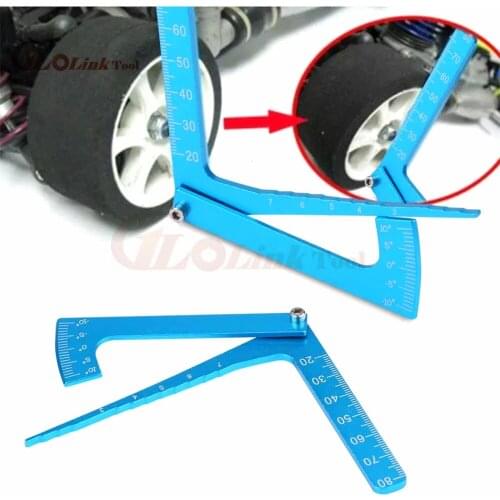 3 in 1 camber gauge Height wheel diameter measure RC tools for 1/10 1/8 GT Buggy drift Monster truck Crawler Caliper Tool Gauges